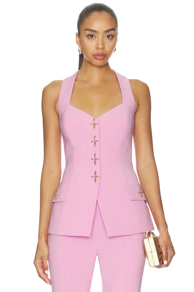 Zoe Pink Waistcoat