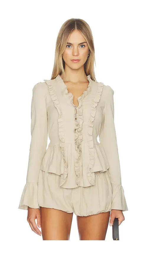LIONESS Odette Long Sleeve Top | Image 1 LIONESS Odette Long Sleeve Top | Image 1