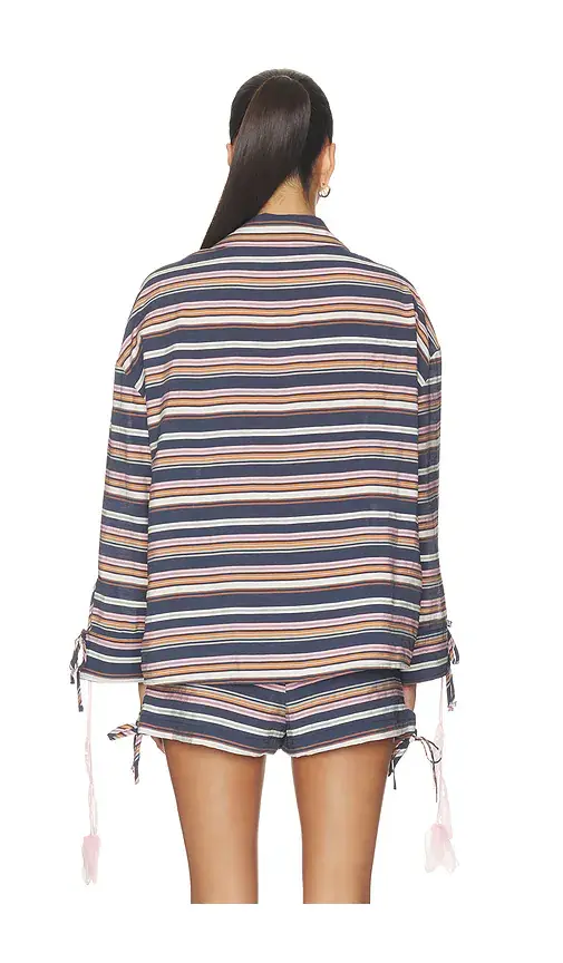 Milkwhite Flower Detail Shirt | Thumbnail 3