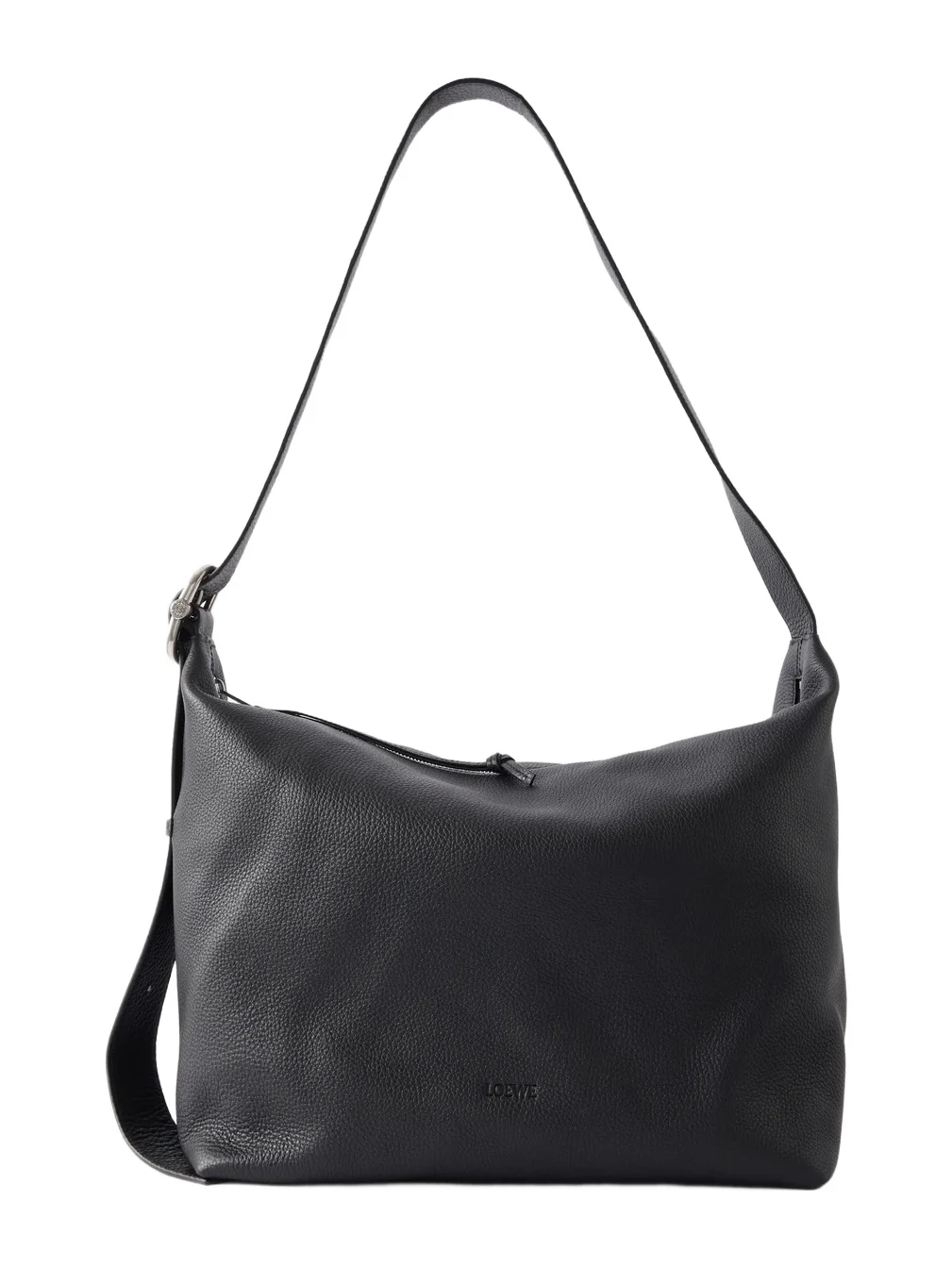Loop Logo-Debossed Leather Messenger Bag - Men Loop Logo-Debossed Leather Messenger Bag - Men