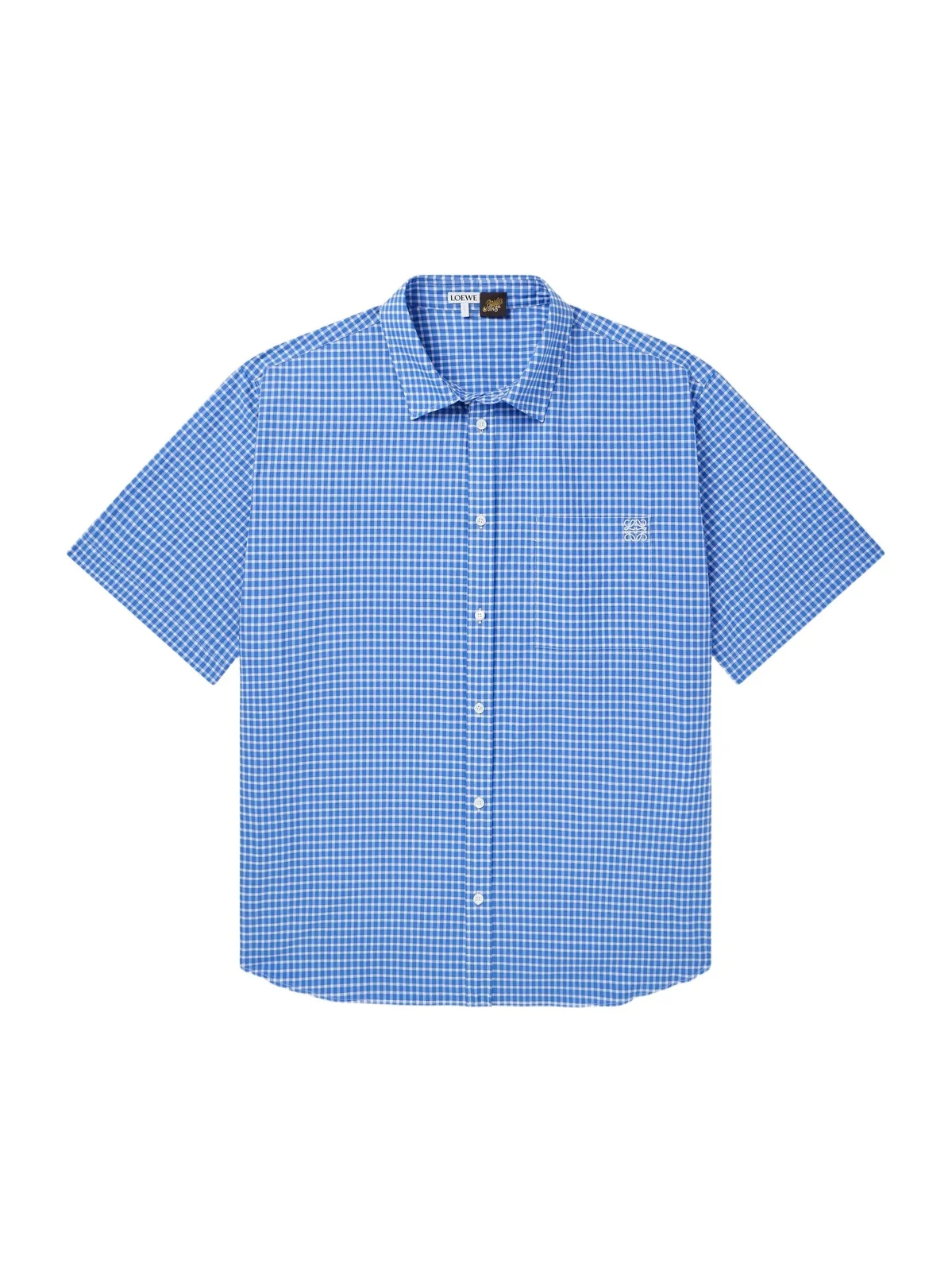 Paula's Ibiza Logo-Embroidered Checked Cotton-Poplin Shirt - Men Paula's Ibiza Logo-Embroidered Checked Cotton-Poplin Shirt - Men