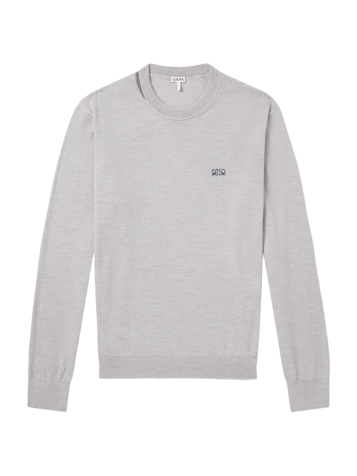 Loewe Anagram-Embroidered Wool-Blend Sweater - Men
