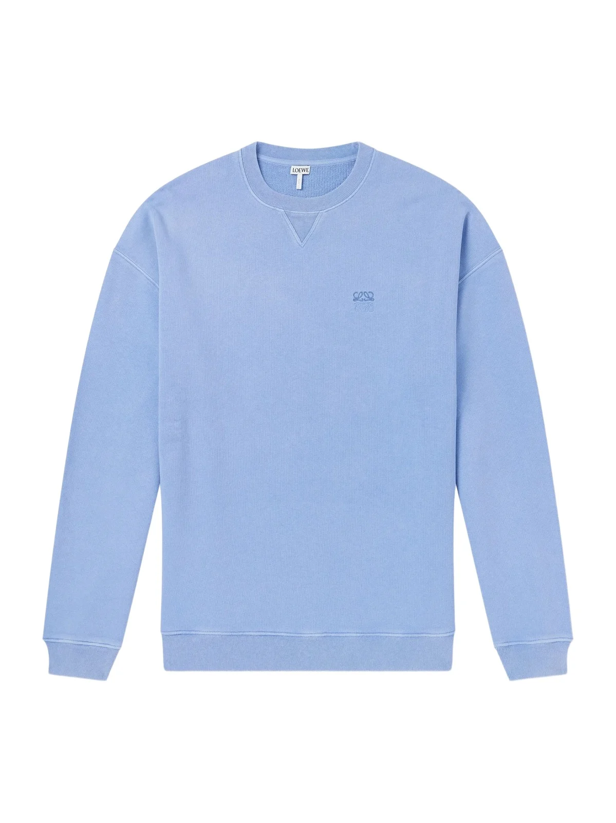 Anagram-Embroidered Cotton-Jersey Sweatshirt - Men Anagram-Embroidered Cotton-Jersey Sweatshirt - Men