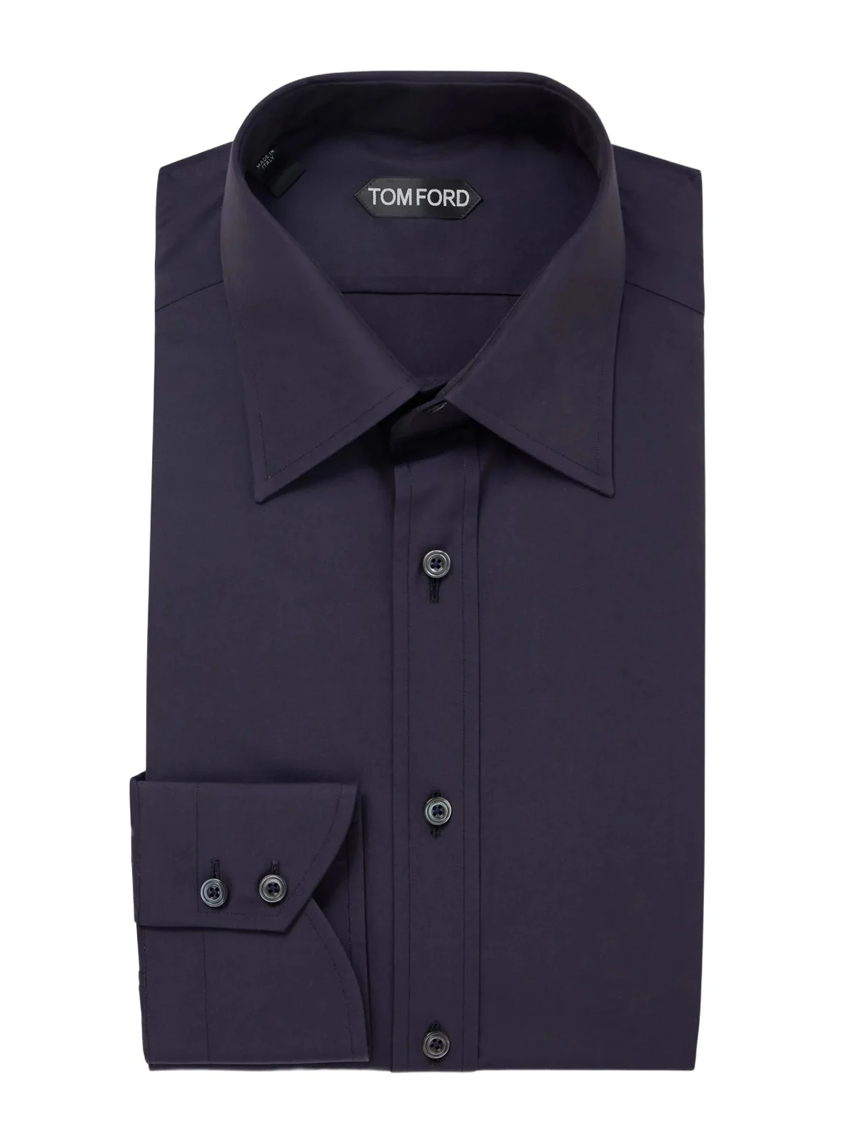 Classic-Collar Cotton-Poplin Shirt - Men Classic-Collar Cotton-Poplin Shirt - Men