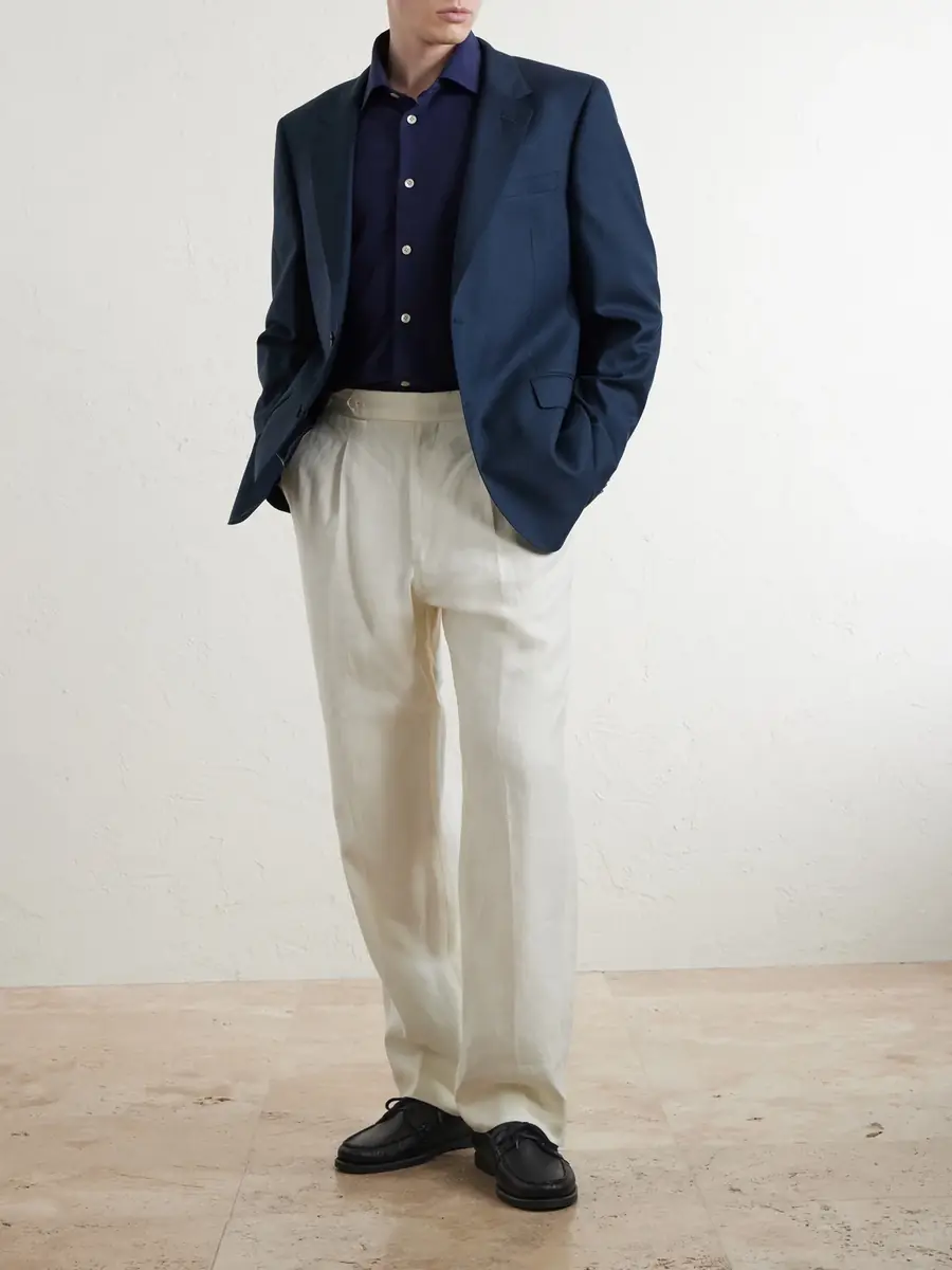 ELEVENTY Lyocell, Linen and Cotton-Blend Shirt - Men | Thumbnail 2 ELEVENTY Lyocell, Linen and Cotton-Blend Shirt - Men | Thumbnail 2