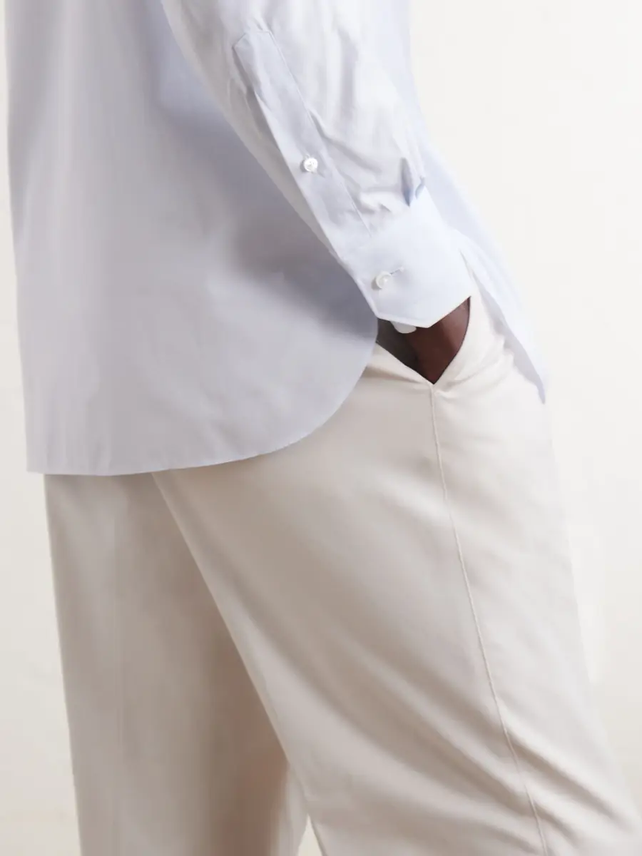 Zegna Trofeo Cutaway-Collar Cotton-Poplin Shirt - Men | Thumbnail 6 Zegna Trofeo Cutaway-Collar Cotton-Poplin Shirt - Men | Thumbnail 6