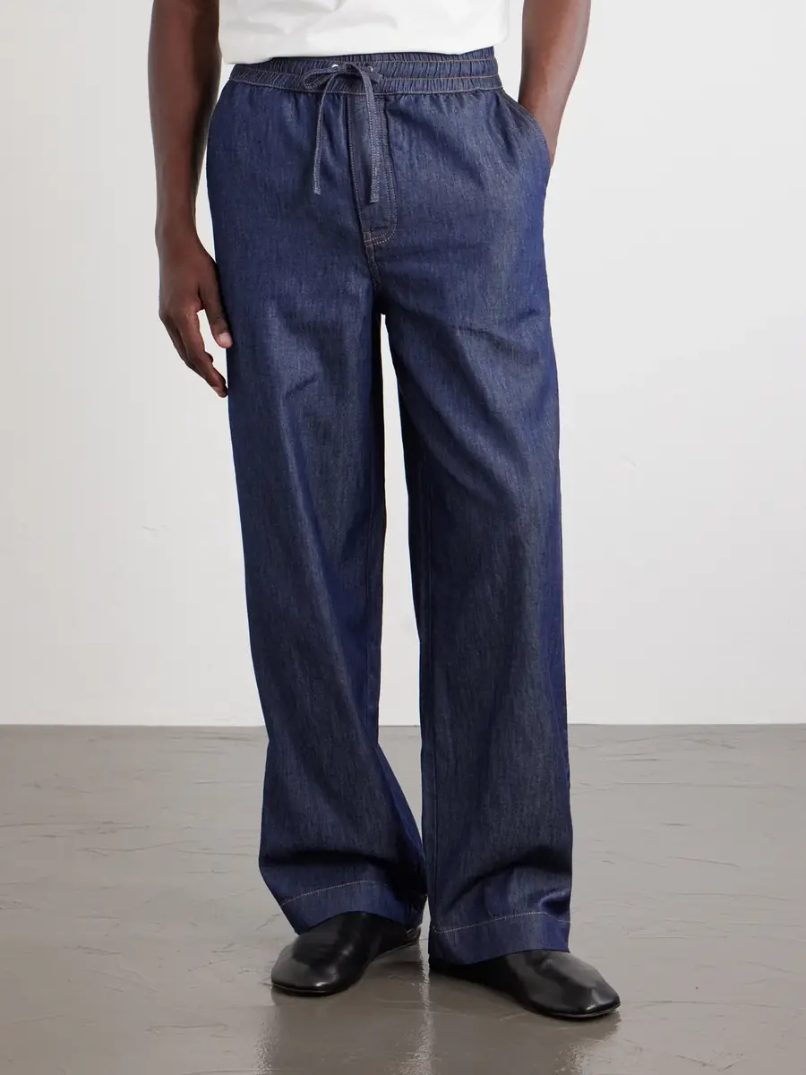 Loewe Anagram-Detailed Wide-Leg Jeans - Men | Thumbnail 3 Loewe Anagram-Detailed Wide-Leg Jeans - Men | Thumbnail 3