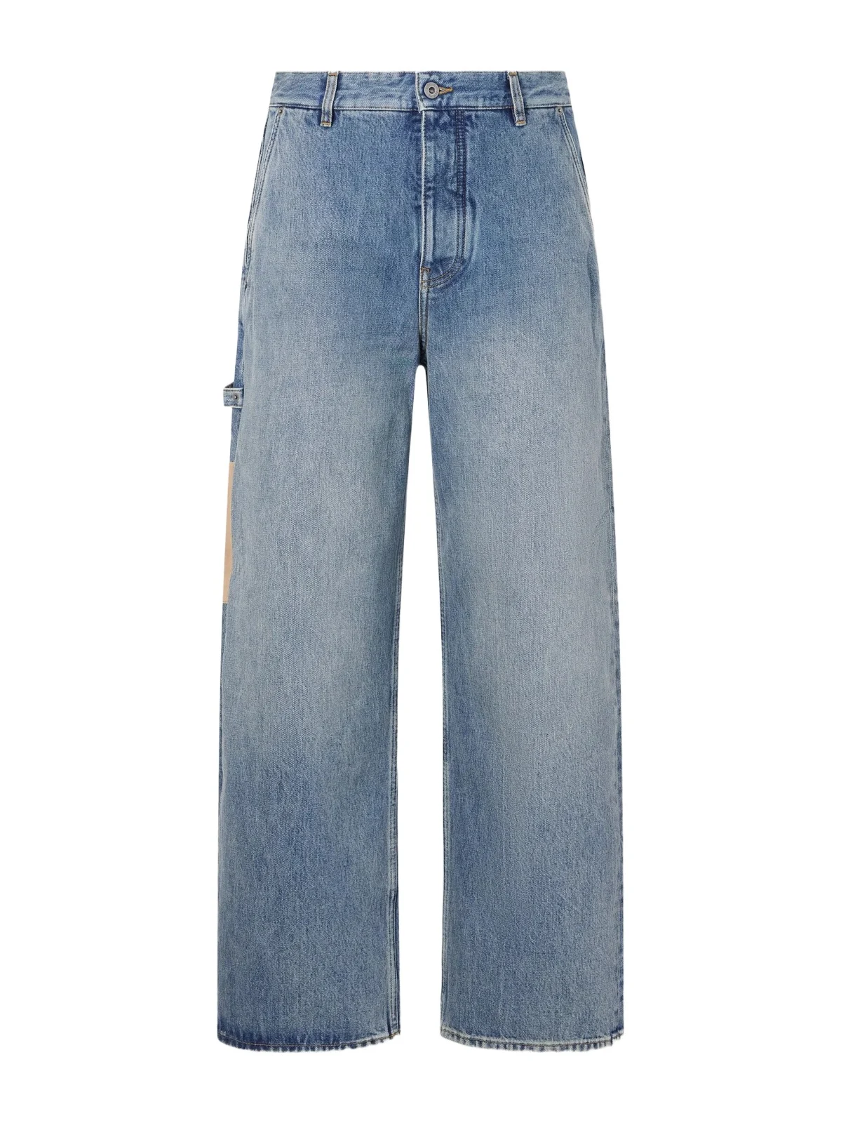 Wide-Leg Baggy Jeans - Men Wide-Leg Baggy Jeans - Men