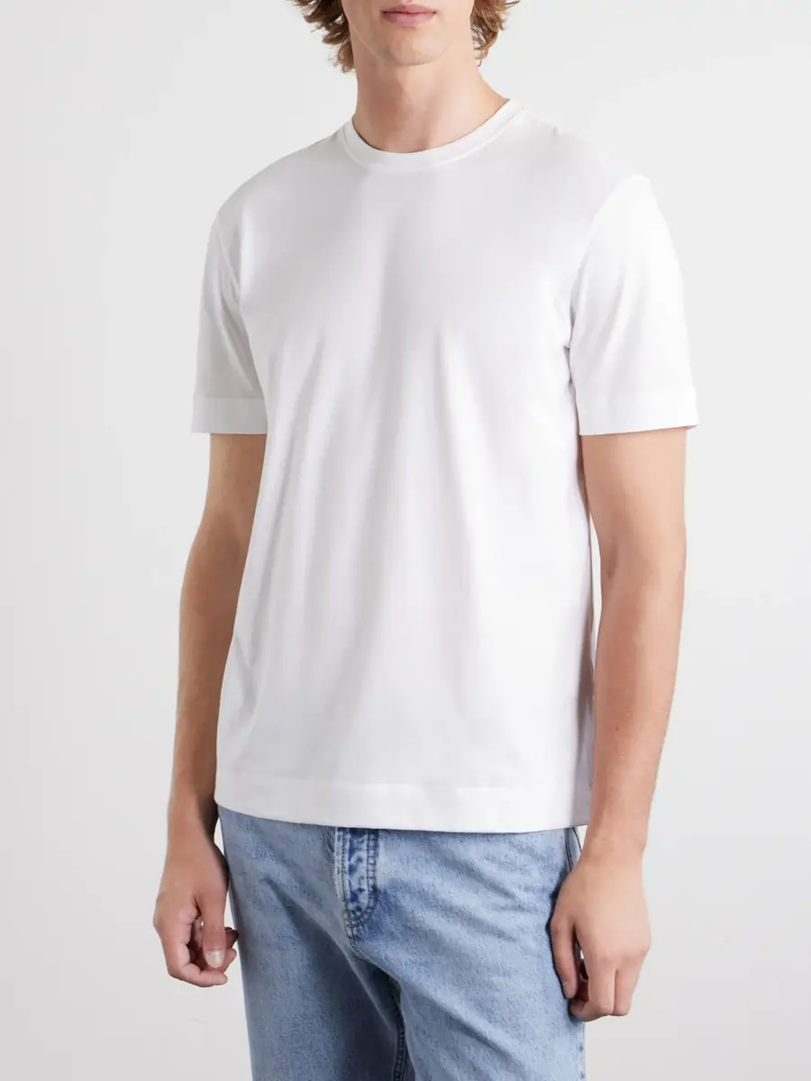 Zegna Cotton-Jersey T-Shirt - Men | Thumbnail 3