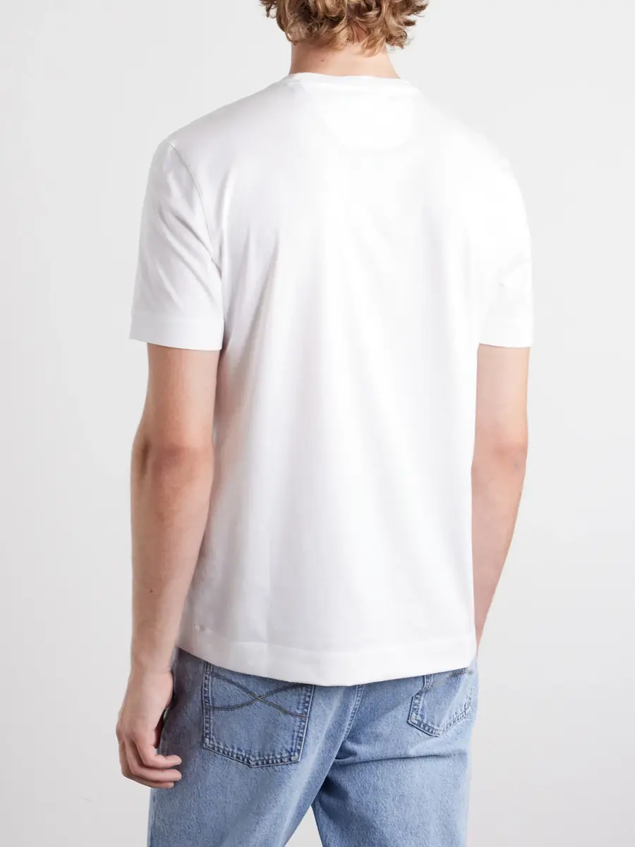 Zegna Cotton-Jersey T-Shirt - Men | Thumbnail 4