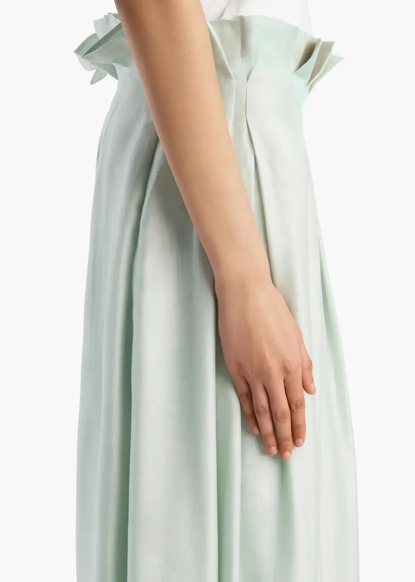 Khaite Astrid Skirt In Ice Green | Thumbnail 6 Khaite Astrid Skirt In Ice Green | Thumbnail 6