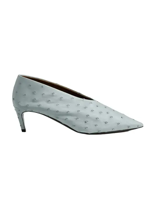 Miriam Pump In Frost Ostrich Miriam Pump In Frost Ostrich