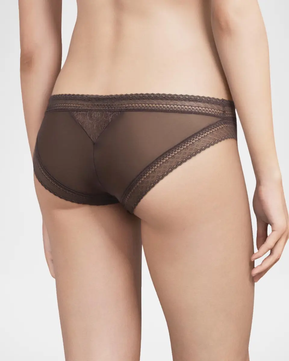 Chantelle Festivite Lace Brazilian Bikini Briefs | Thumbnail 3