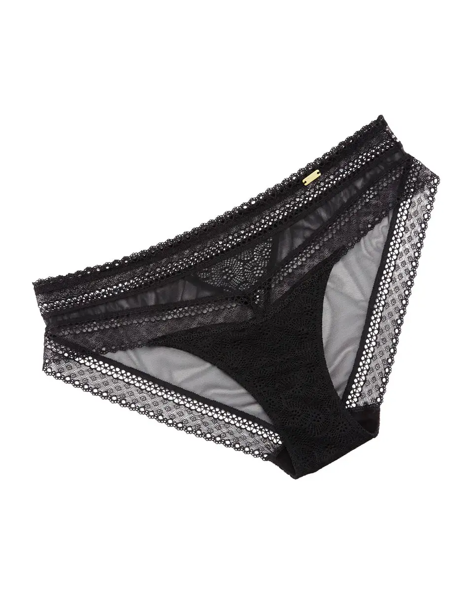 Chantelle Festivite Lace Brazilian Bikini Briefs | Thumbnail 4