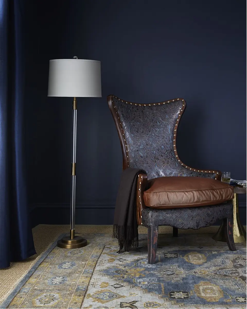 Old Hickory Tannery Martha Leather Wing Chair | Thumbnail 2