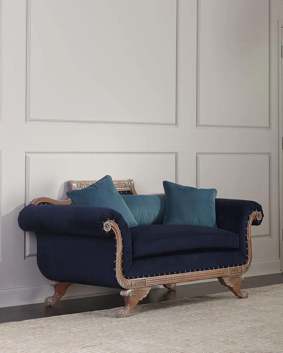 Old Hickory Tannery Ambrey Duncan Settee 68" | Thumbnail 2