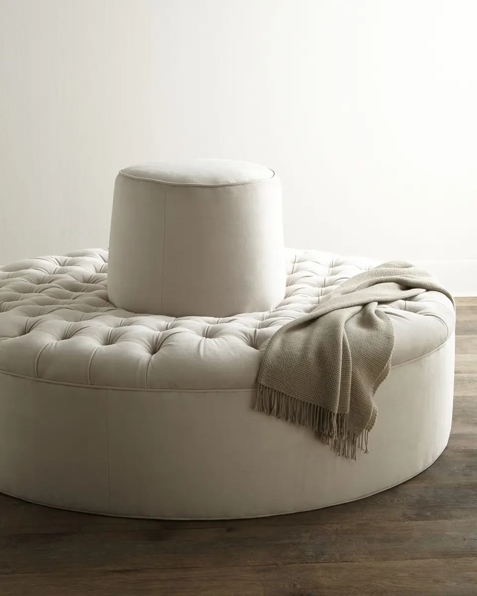 Old Hickory Tannery Audrey Tufted Conversation Settee | Thumbnail 2 Old Hickory Tannery Audrey Tufted Conversation Settee | Thumbnail 2