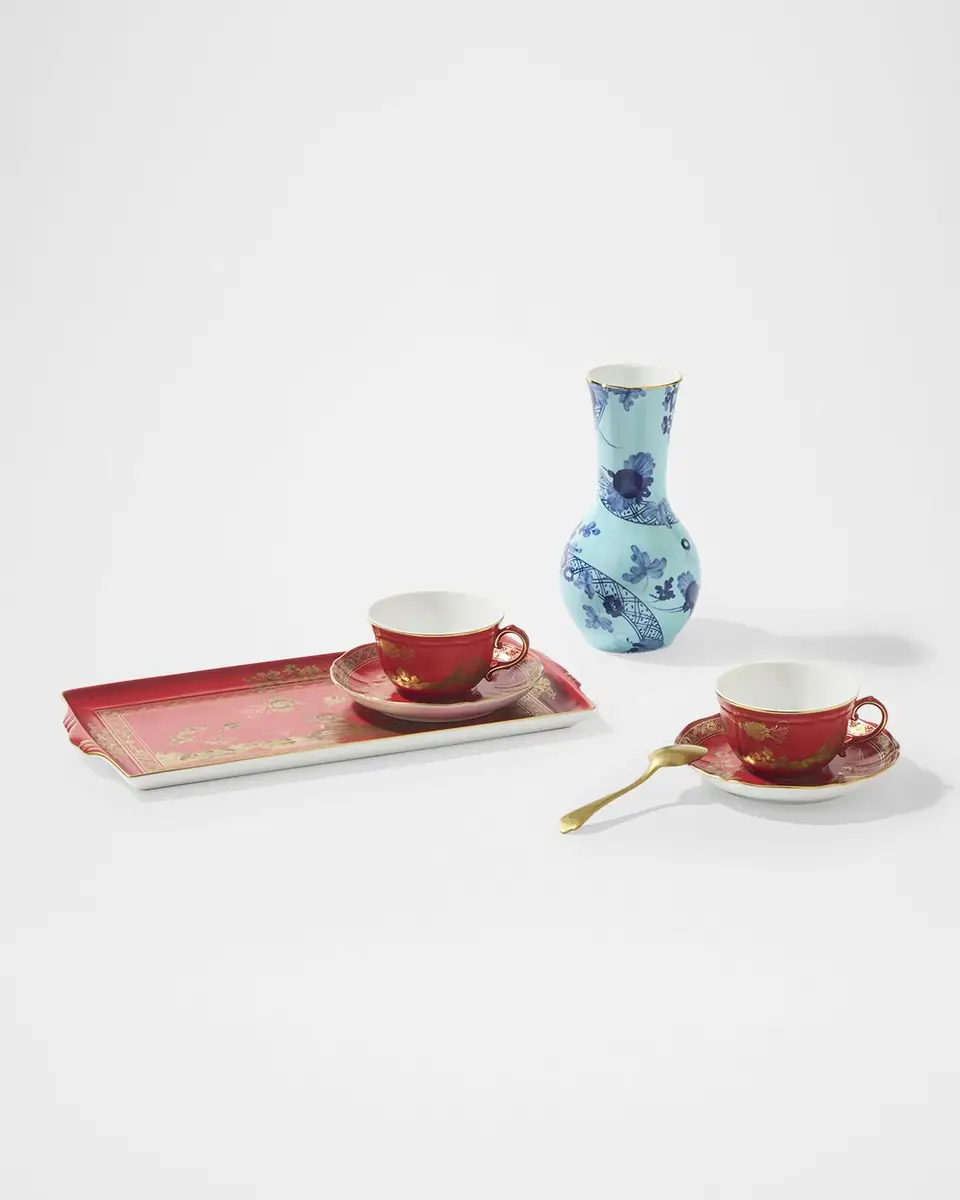 GINORI 1735 Oriente Italiano Tulipano Iris Vase, 8" | Thumbnail 2
