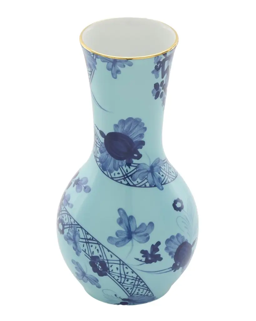 GINORI 1735 Oriente Italiano Tulipano Iris Vase, 8"