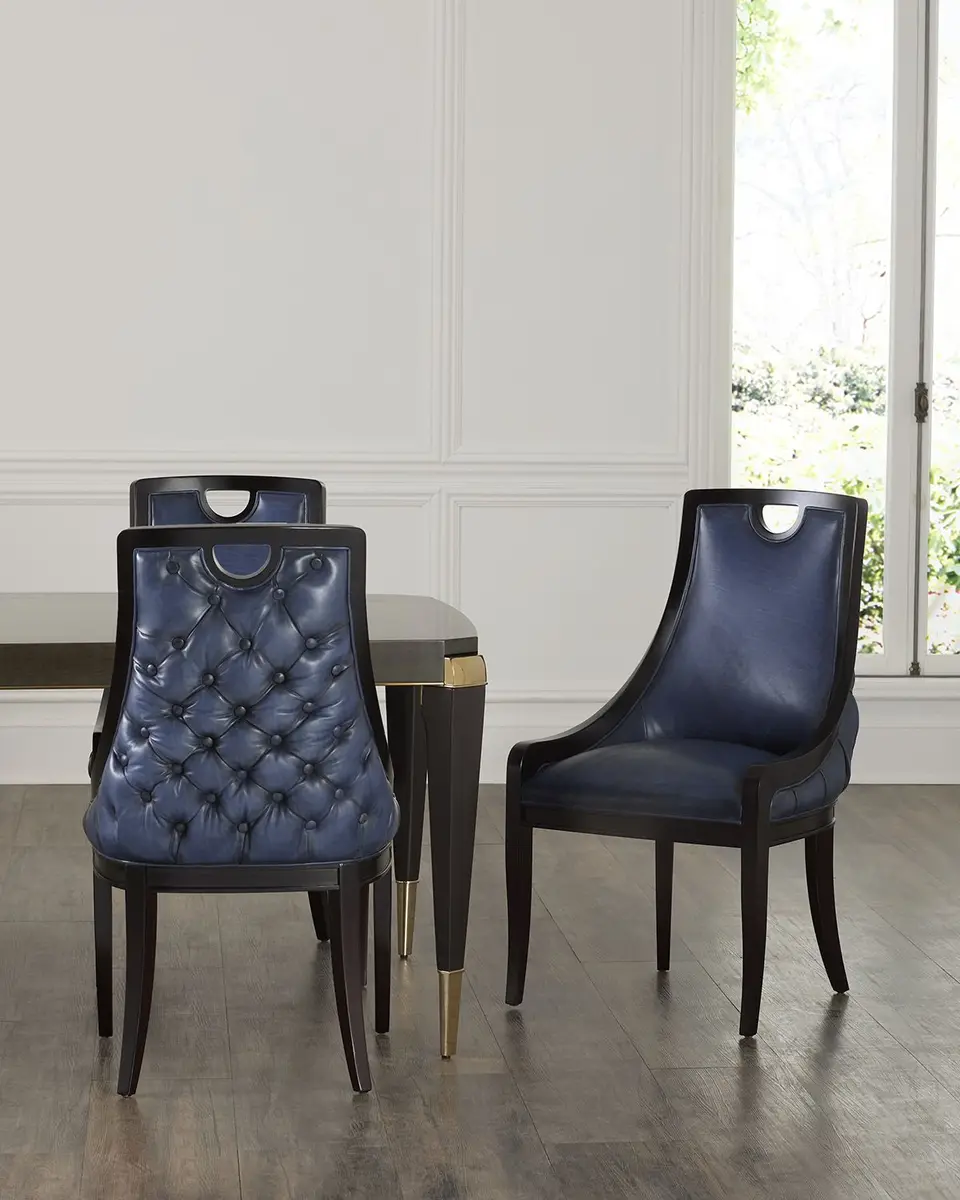 Old Hickory Tannery Kellan Leather-Tufted Dining Chair | Thumbnail 5 Old Hickory Tannery Kellan Leather-Tufted Dining Chair | Thumbnail 5