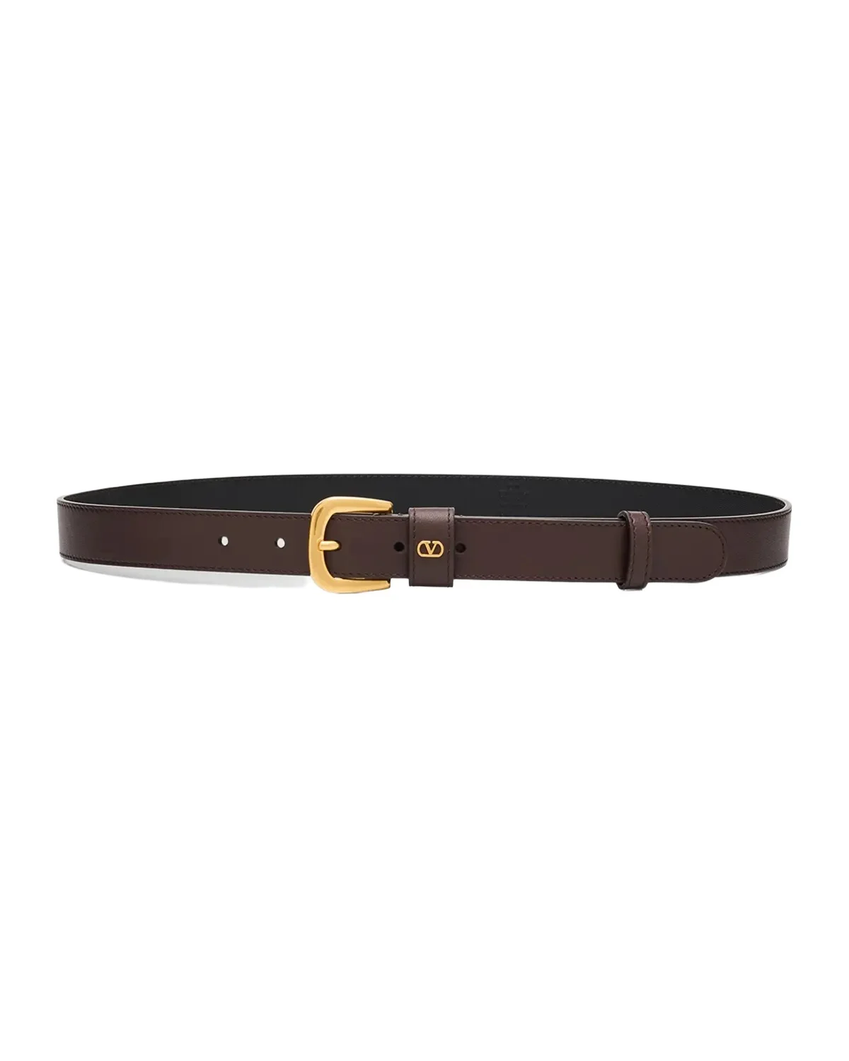 VLogo Calfskin Leather Belt, 25mm VLogo Calfskin Leather Belt, 25mm