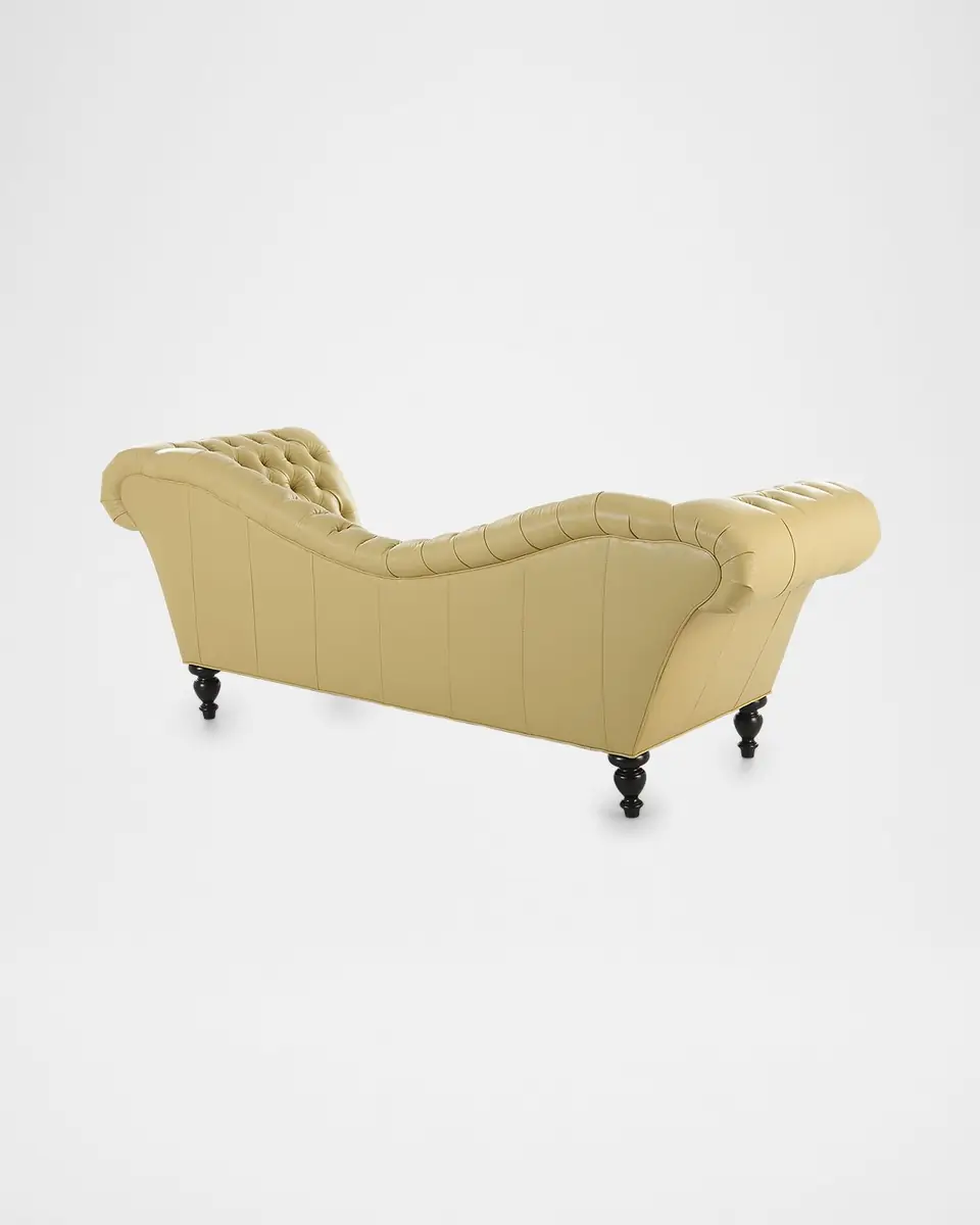 Old Hickory Tannery Talley Tufted Leather Recamier Sofa, 94" | Thumbnail 2