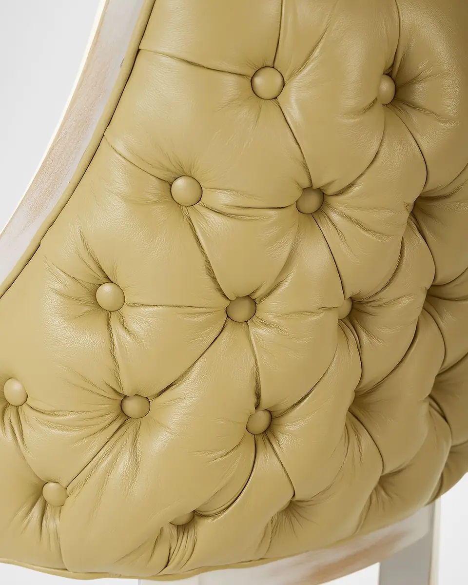 Old Hickory Tannery Kellie Tufted Leather 30" Bar Stool | Thumbnail 4