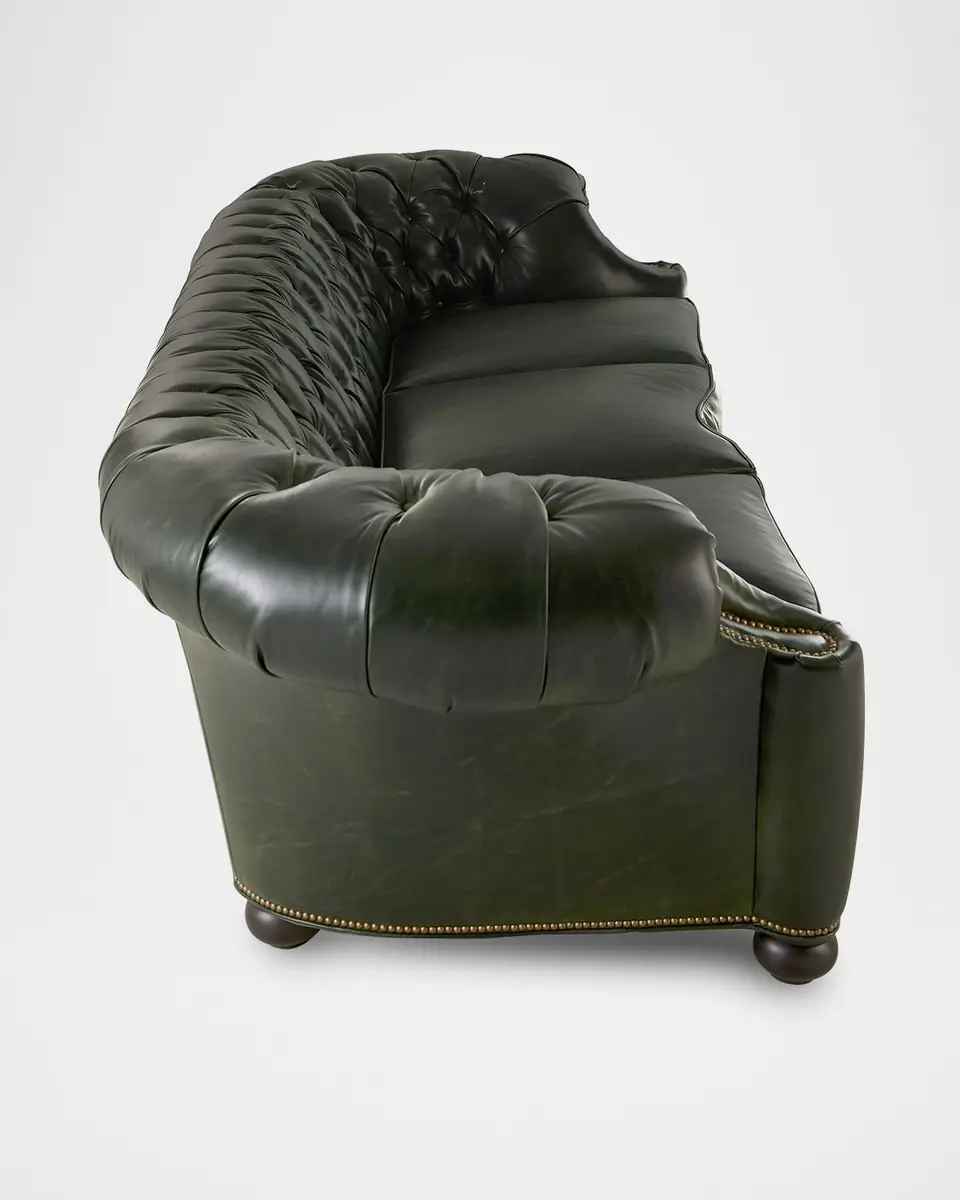 Old Hickory Tannery Julian Leather Club Sofa, 100" | Thumbnail 2 Old Hickory Tannery Julian Leather Club Sofa, 100" | Thumbnail 2