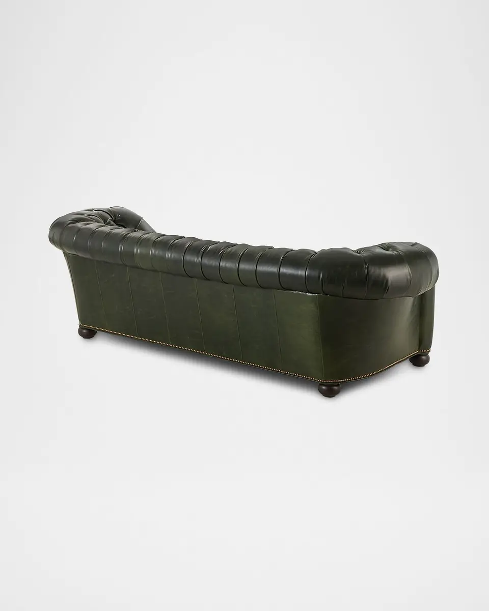 Old Hickory Tannery Julian Leather Club Sofa, 100" | Thumbnail 3 Old Hickory Tannery Julian Leather Club Sofa, 100" | Thumbnail 3