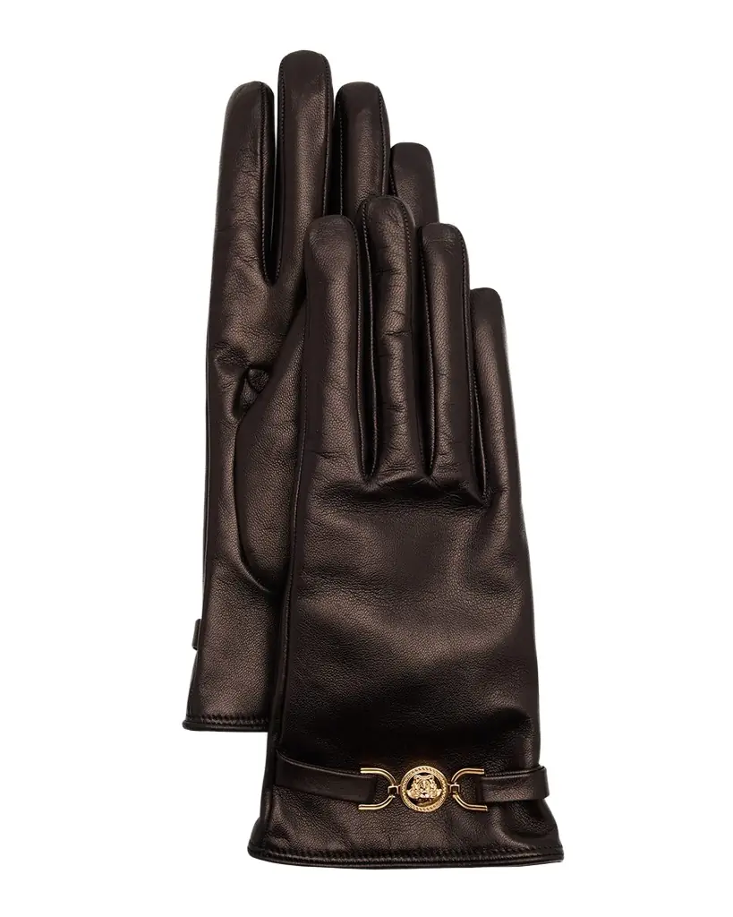 Versace Medusa '95 Leather Gloves | Image 1 Versace Medusa '95 Leather Gloves | Image 1