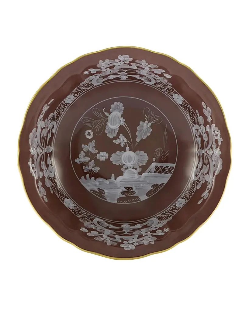 GINORI 1735 Oriente Italiano Bowl, Castagna