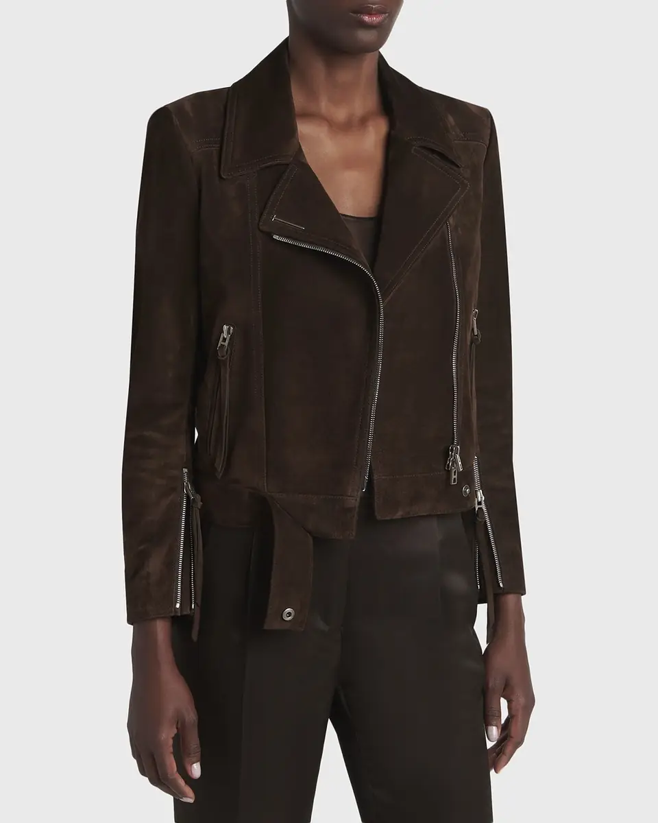 Tom Ford Suede Moto Jacket | Thumbnail 3 Tom Ford Suede Moto Jacket | Thumbnail 3