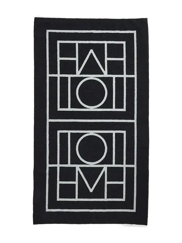TOTEME Monogram Jacquard Beach Towel