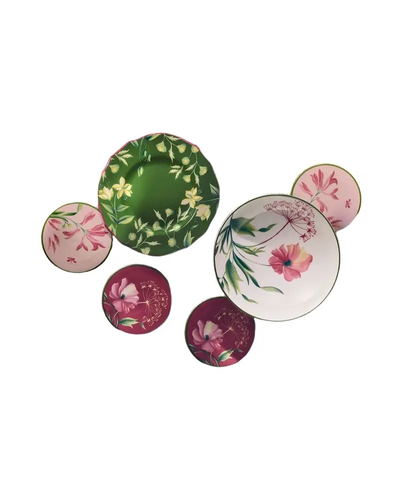 GINORI 1735 Florenza Malva Coasters, Set of 4 | Image 1 GINORI 1735 Florenza Malva Coasters, Set of 4 | Image 1