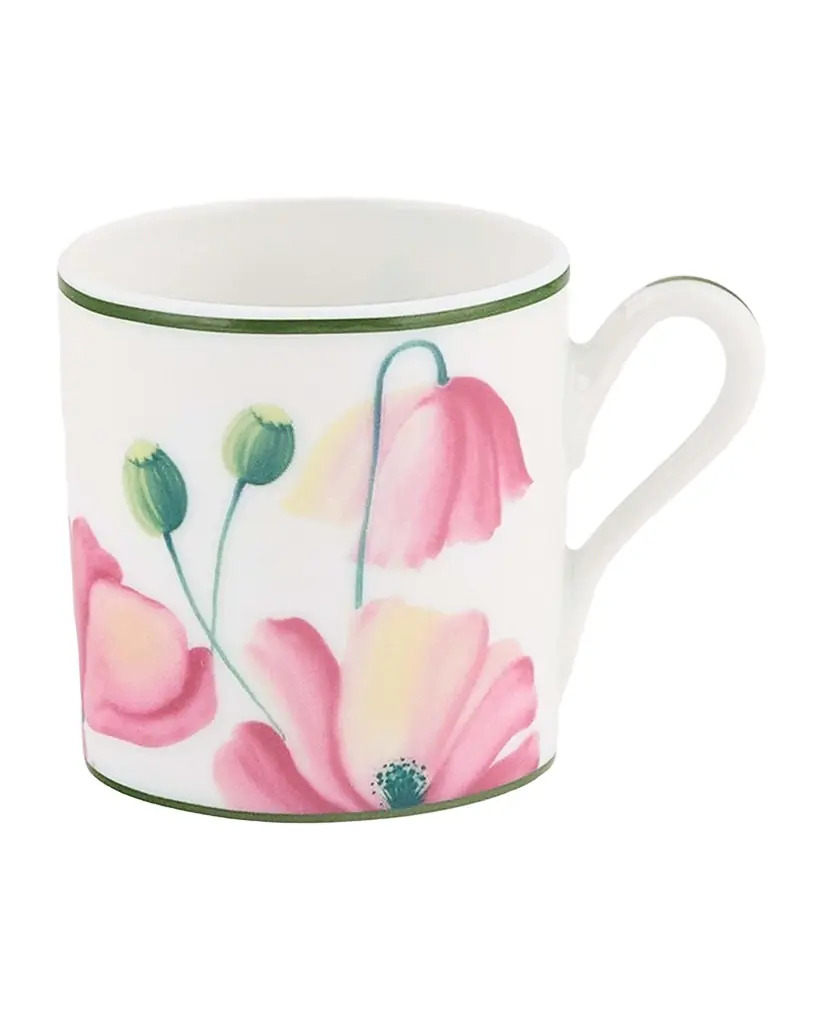 GINORI 1735 Florenza 7.75 oz. Espresso Cups & Saucers, Set of 2
