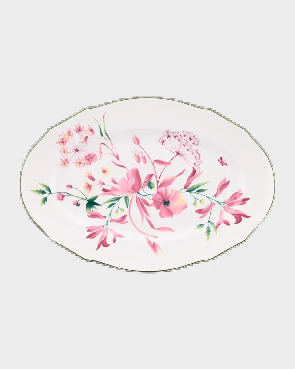 GINORI 1735 Florenza Malva Oval Platter | Thumbnail 2 GINORI 1735 Florenza Malva Oval Platter | Thumbnail 2