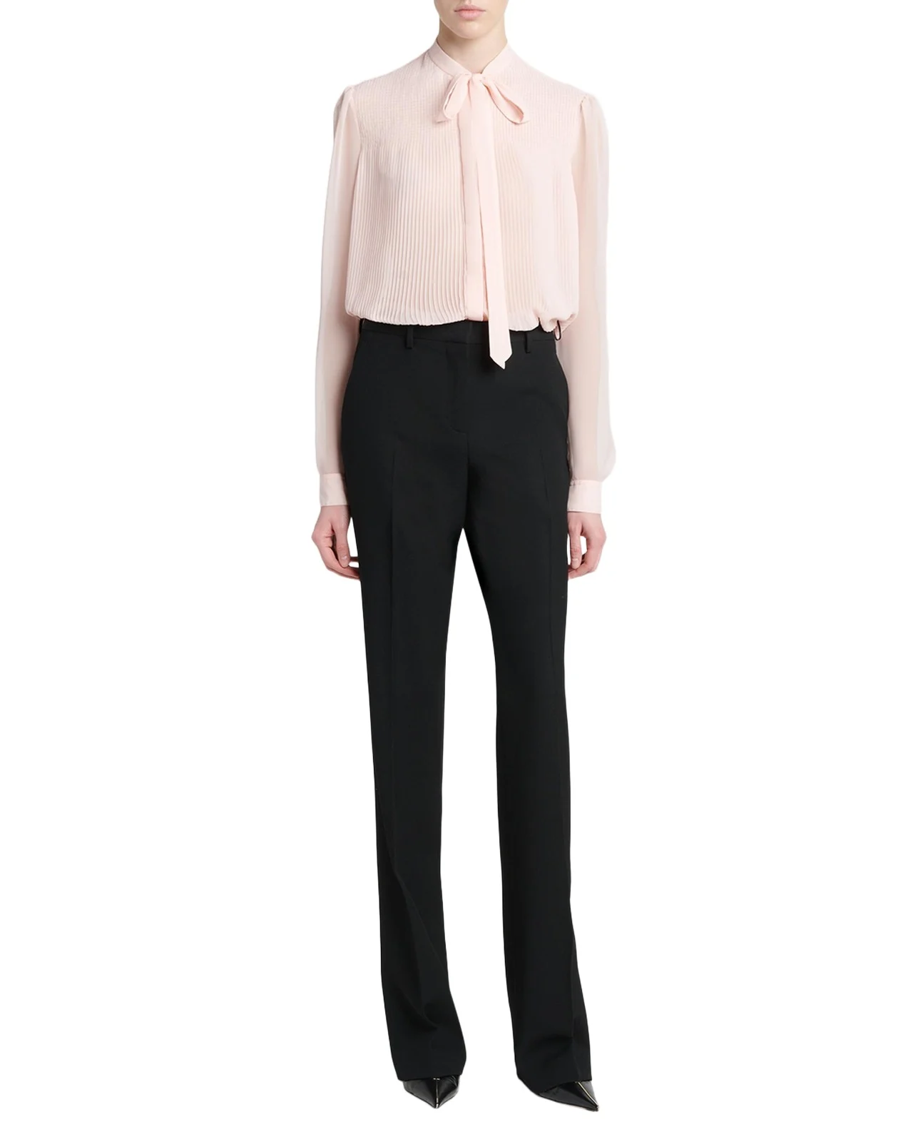 Chiffon Micro Pleated Top Chiffon Micro Pleated Top