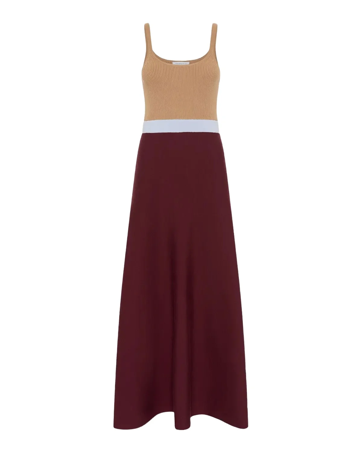 Flaminius Sleeveless Colorblock Wool-Cashmere Knit Midi Dress Flaminius Sleeveless Colorblock Wool-Cashmere Knit Midi Dress