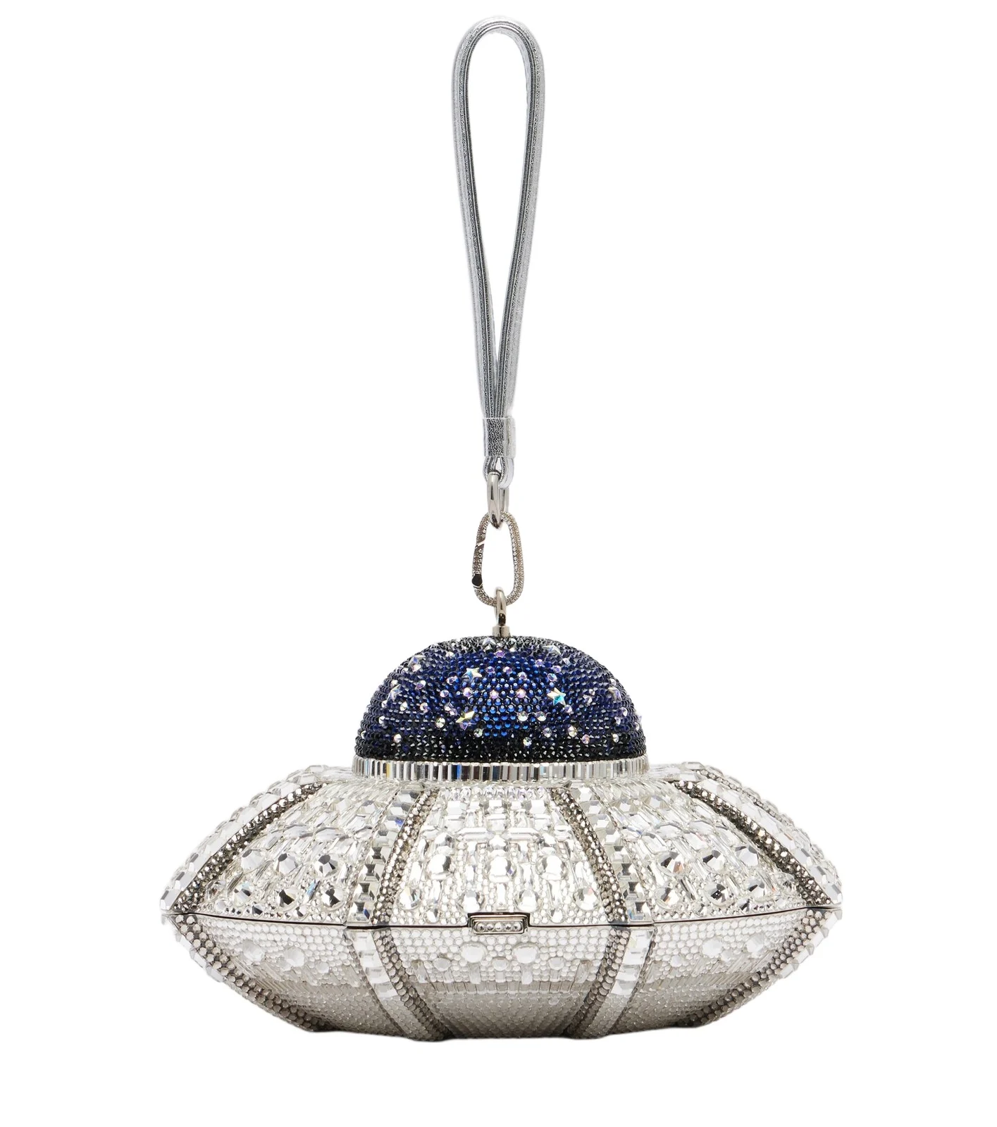 UFO crystal-embellished clutch UFO crystal-embellished clutch