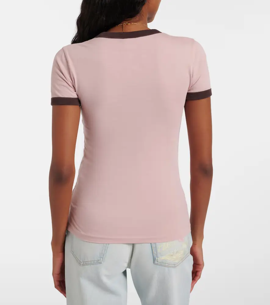 Chloe Chloé Printed cotton T-shirt | Thumbnail 4