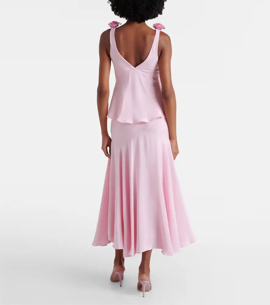 Rodarte Silk crêpe midi skirt | Thumbnail 3