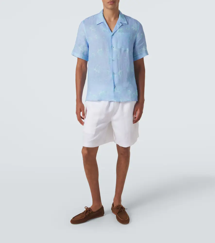Vilebrequin Printed linen shirt | Thumbnail 2