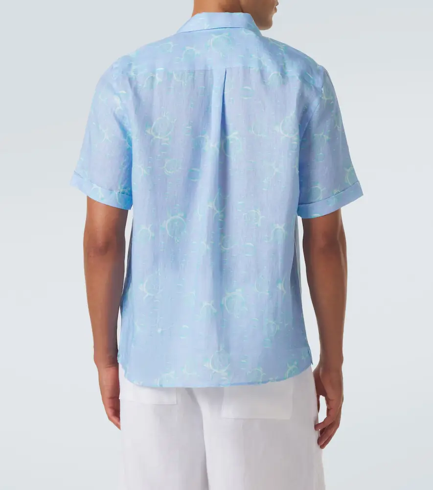 Vilebrequin Printed linen shirt | Thumbnail 3
