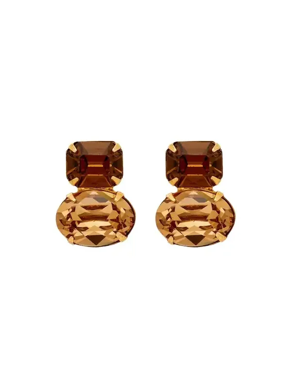 Maureen crystal-embellished earrings Maureen crystal-embellished earrings