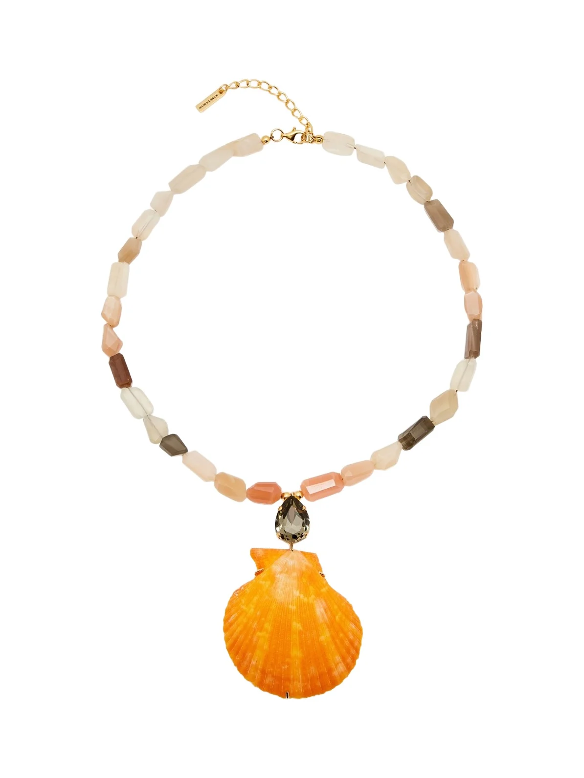 Syrena embellished pendant necklace