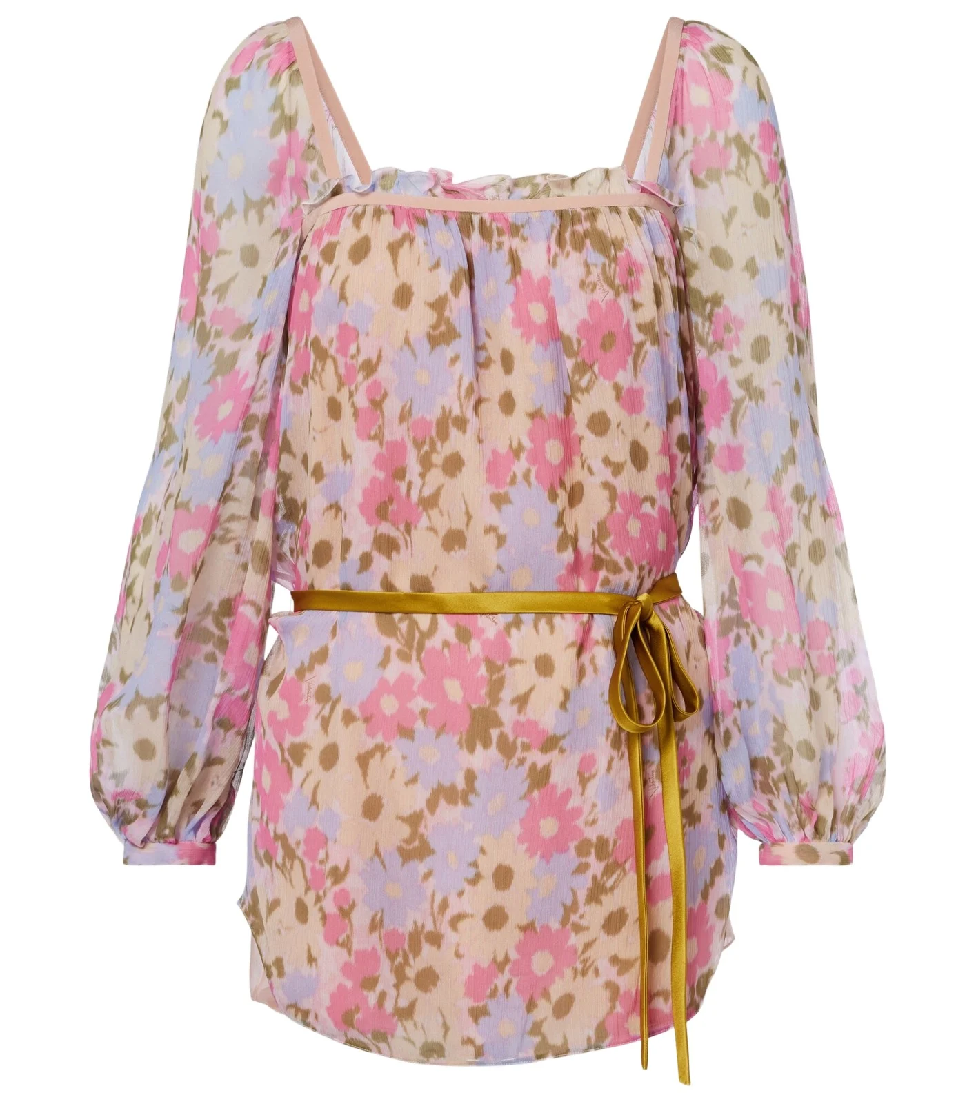 Floral silk georgette blouse Floral silk georgette blouse