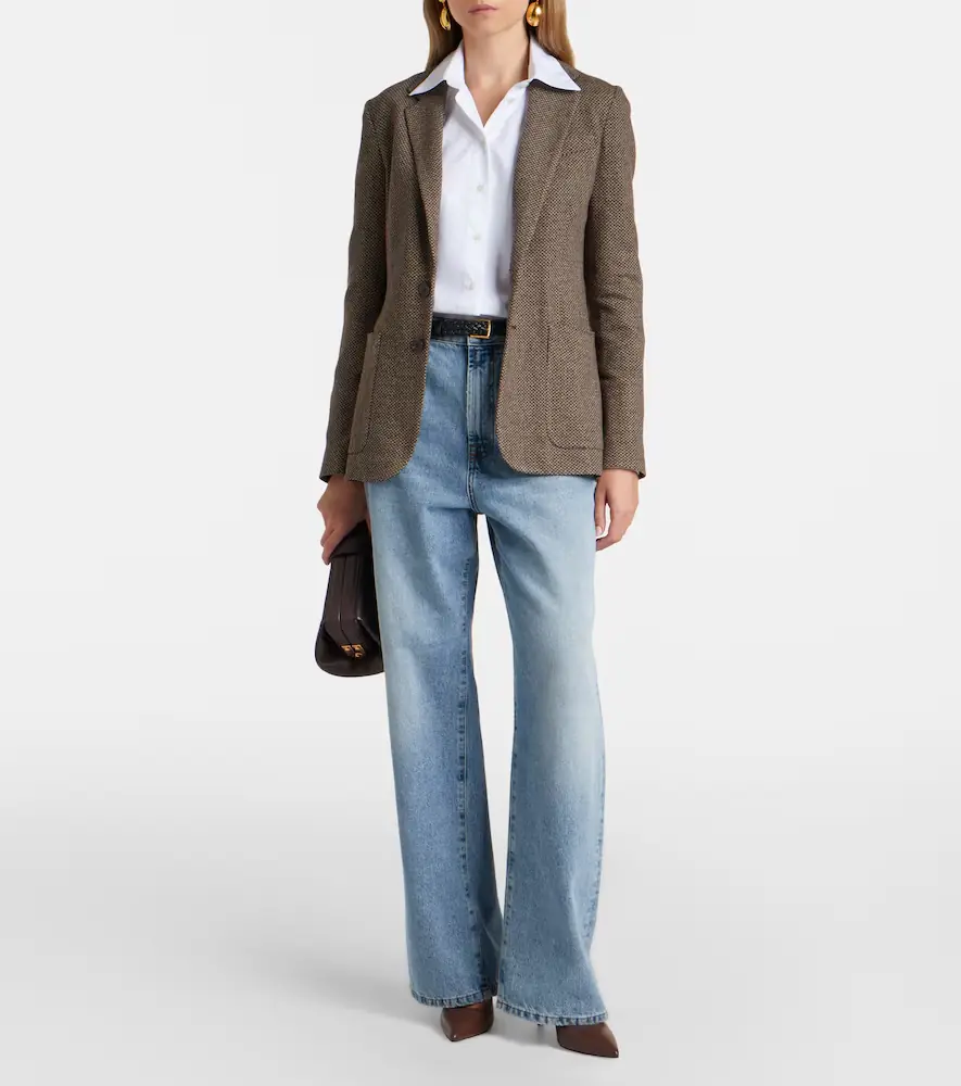 Ralph Lauren Collection Hailey wool, silk, and cashmere blazer | Thumbnail 4 Ralph Lauren Collection Hailey wool, silk, and cashmere blazer | Thumbnail 4