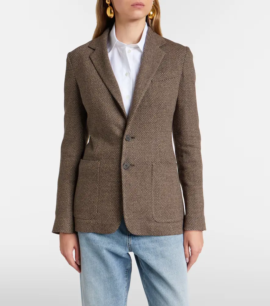Ralph Lauren Collection Hailey wool, silk, and cashmere blazer | Thumbnail 6 Ralph Lauren Collection Hailey wool, silk, and cashmere blazer | Thumbnail 6