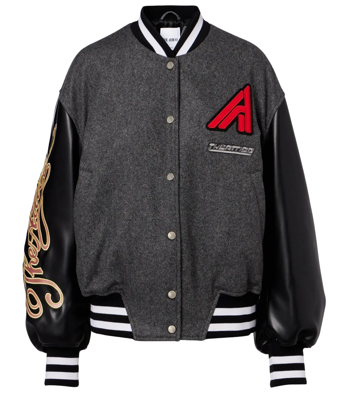 Wool-blend varsity jacket Wool-blend varsity jacket
