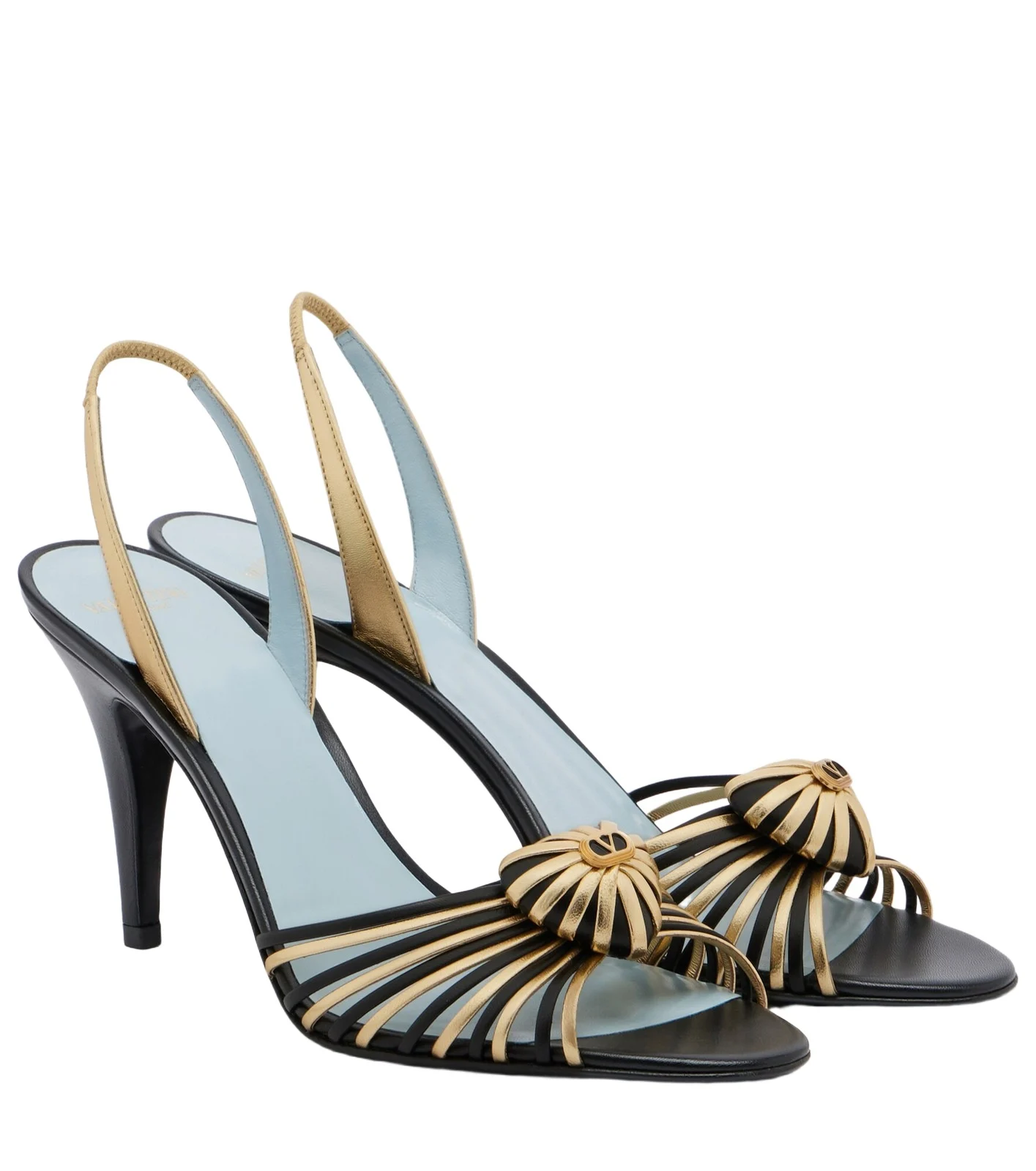 Coeur Royal leather slingback sandals